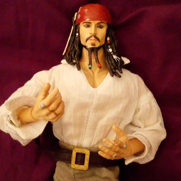 Pirates of the Caribbean Jack Sparrow Figures, Johnny Depp. - Picture 5 of 6